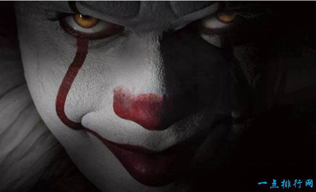 2017年十大恐怖电影之一：《小丑回魂》