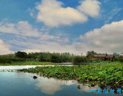 中国五大淡水湖之一洪泽湖（2069km²）