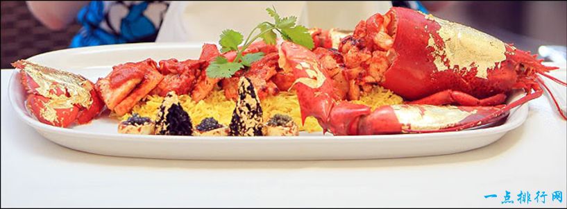 世界上最贵的食物排行榜：Samundari Khazana咖喱 3200美元