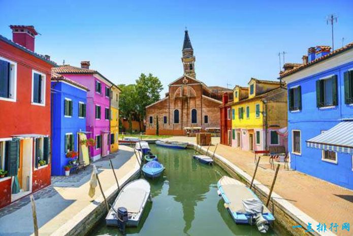 世界十大最美丽的城镇排行榜：意大利布拉诺