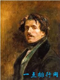 法国最著名的画家排行榜前十名：欧仁·德拉克罗瓦(1798–1863)
