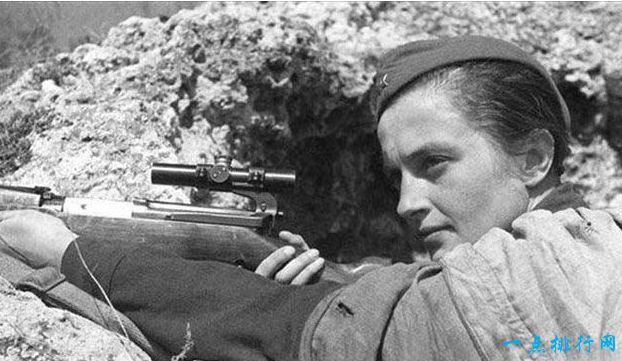 世界十大狙击手之一：柳德米拉·米哈伊尔洛夫娜·帕夫利琴科
