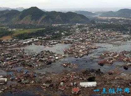 印度洋地震 印度尼西亚苏门答腊海岸