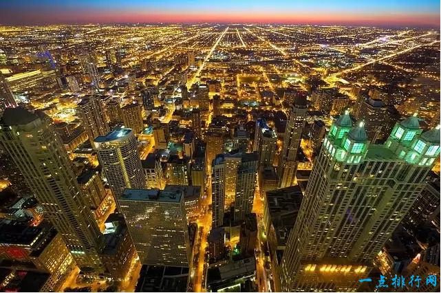 世界上摩天楼最多的城市排行榜：美国芝加哥-117