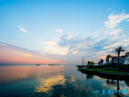 中国五大淡水湖之一太湖（2338.1km²）