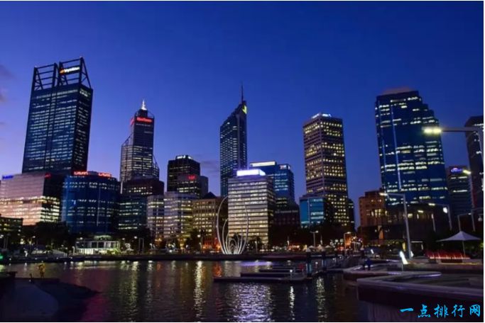 世界十大最适合居住的城市：澳大利亚珀斯 城市宜居性得分：95.9