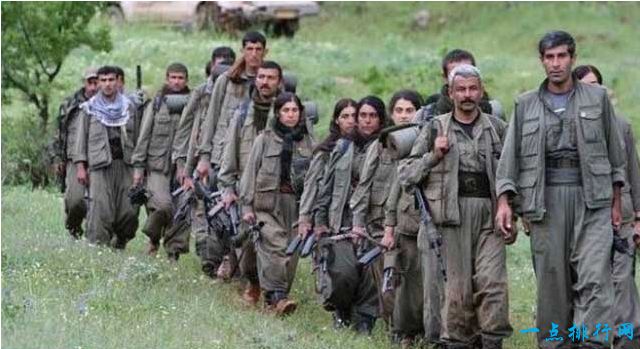 世界十大恐怖组织之一：库尔德工人党