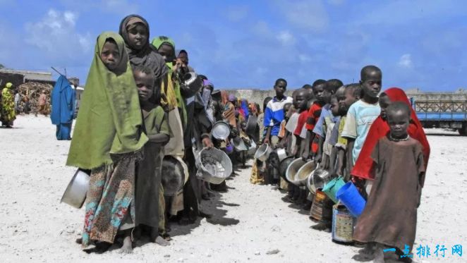 索马里 人均GDP为542.62美元