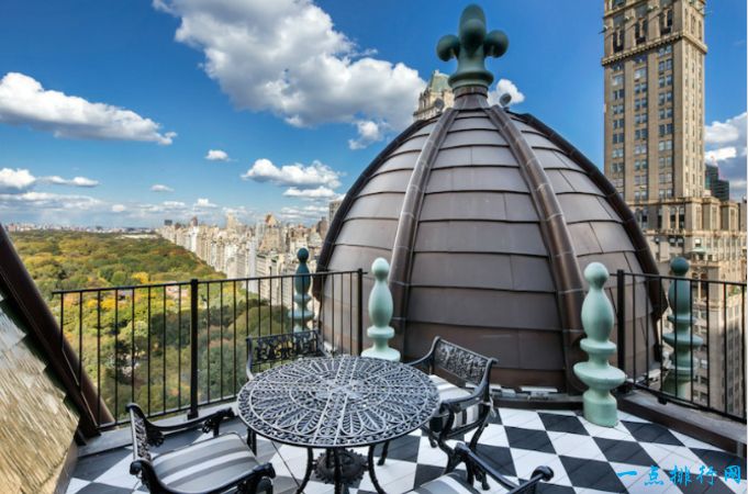 纽约广场的屋顶阁楼——8000万美元