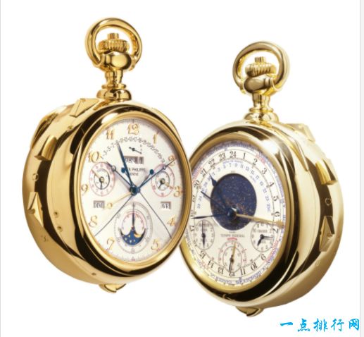 百达翡丽Caliber 89怀表黄金款 – 600万美元