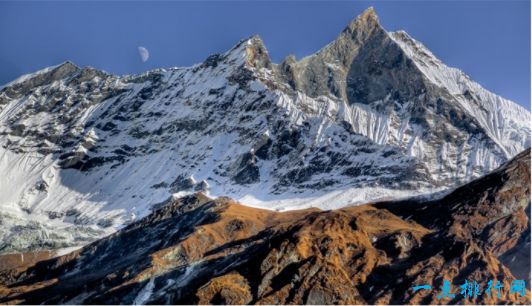 喜马拉雅山鱼尾峰