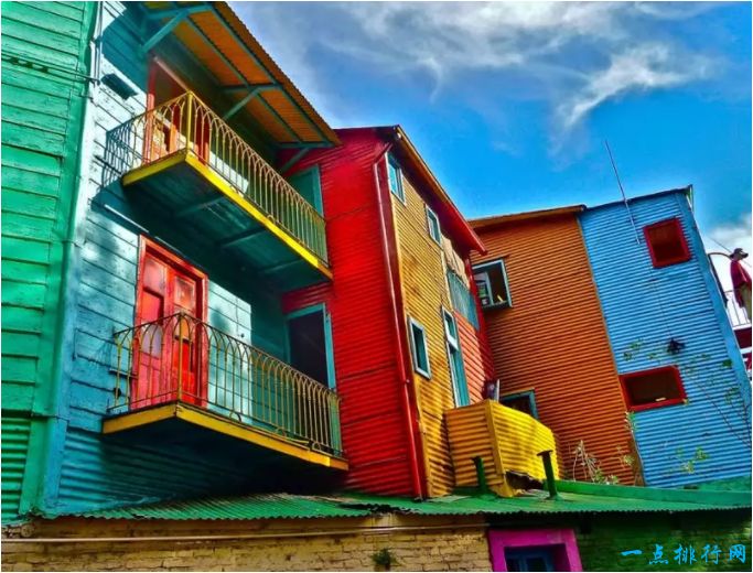 世界十大最多彩的城市：阿根廷布宜诺斯艾利斯博卡区