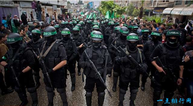 世界十大恐怖组织之一：哈马斯（穆斯林兄弟会的一个小组）