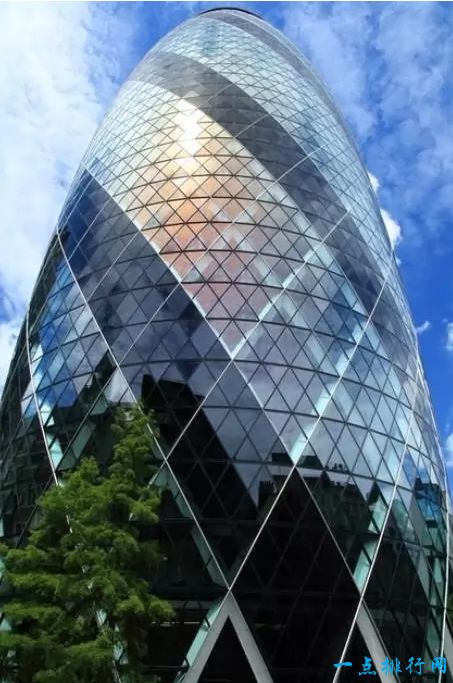 世界九大现代建筑奇观：英国伦敦圣玛丽斧街30号