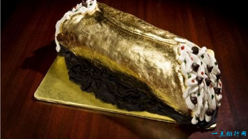 世界十大最贵的甜点排行榜：贾斯帕餐厅煎饼卷 2.6万美元