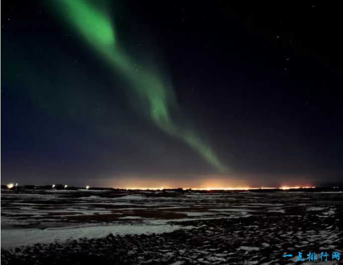 观看北极光最佳之地排行榜：冰岛