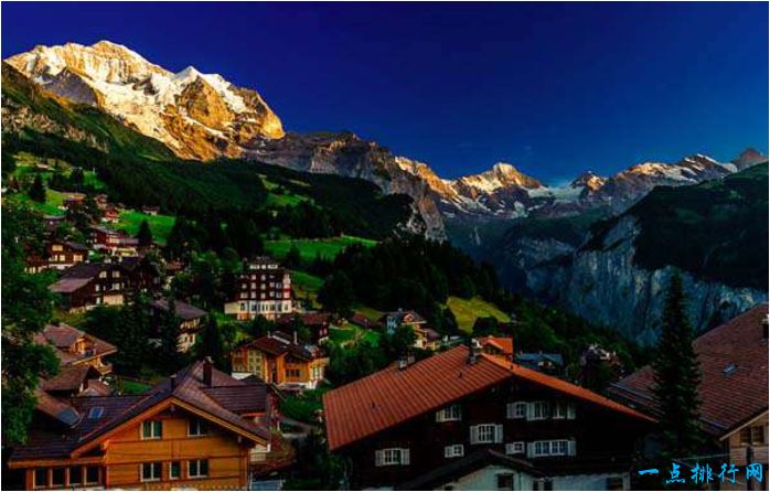 世界十大最美丽的城镇排行榜：瑞士文根