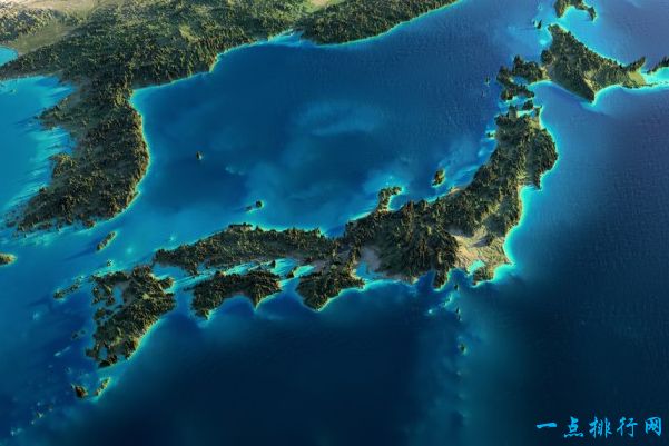 本州岛-日本(87182平方英里)