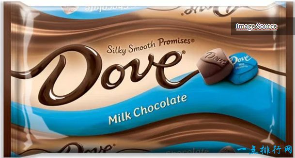 世界十大巧克力品牌之一：德芙巧克力