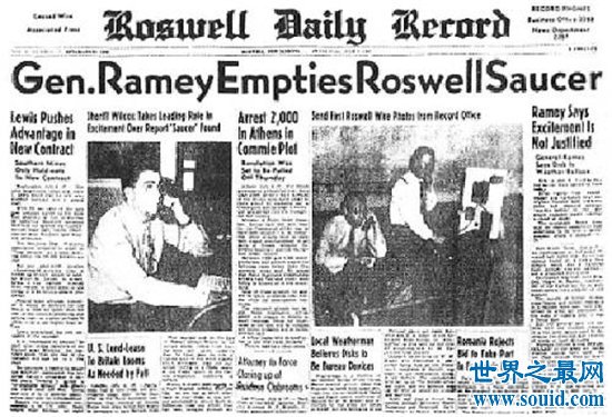 罗斯维尔事件，大量外星人被军方拘禁，30年后退