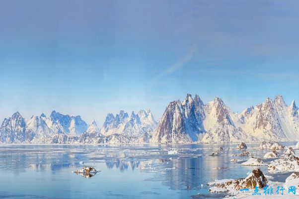 格陵兰岛-丹麦王国(822706平方英里)