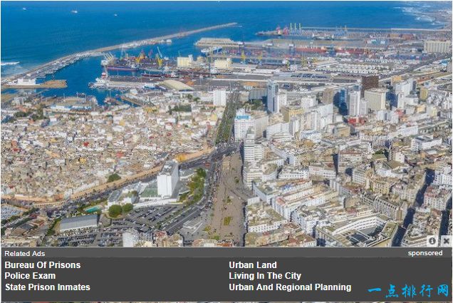 世界上最拥挤的城市排行榜：摩洛哥卡萨布兰卡 14200人/平方公里