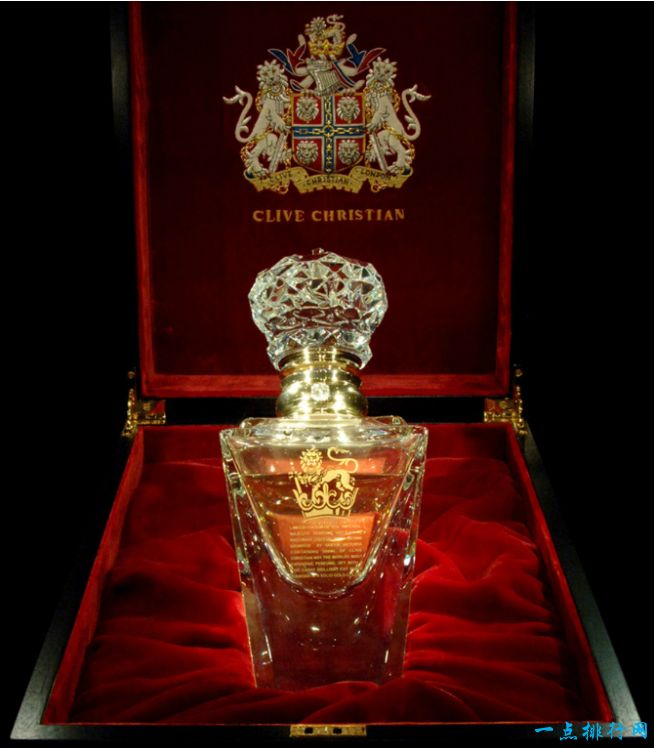 世界十大最贵的香水排行榜：克里斯汀第一帝国皇室版 - 每盎司13,000美元