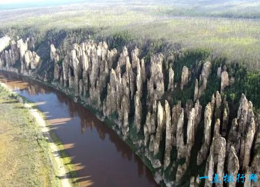 勒那河柱状岩自然公园，西伯利亚