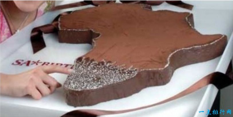 世界十大最贵的甜点排行榜：钻石巧克力蛋糕 500万美元