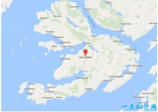 苏格兰的马尔（大概面积：347平方英里）