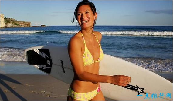 美国最热门的女运动员排行榜：玛利亚·琼斯 运动:冲浪