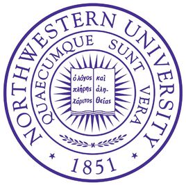 美国西北大学校徽