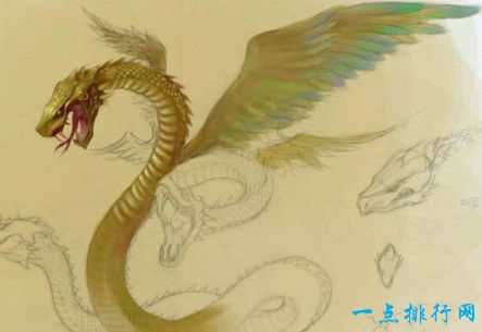 中国上古十大神兽之一螣蛇