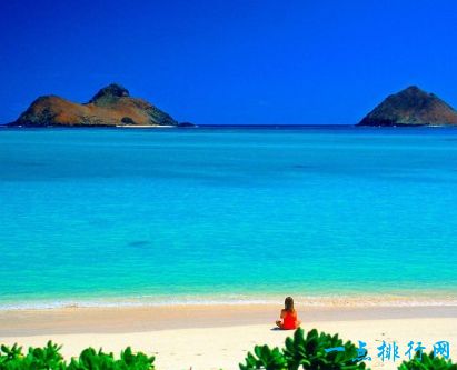 夏威夷欧胡岛拉尼凯海滩