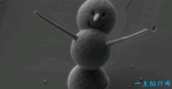 世界上最小的雪人 科学家的圣诞礼物