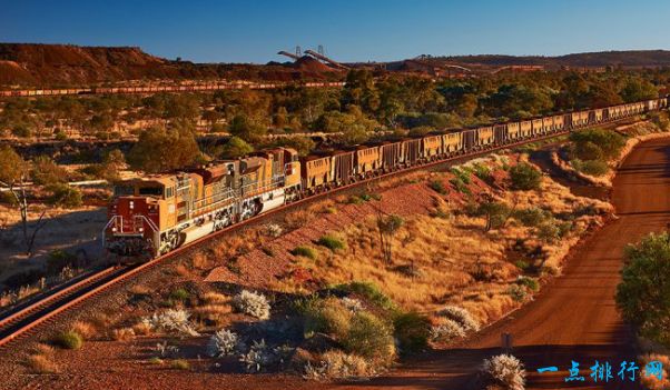世界上最长的火车，必和必拓铁矿火车，澳大利亚